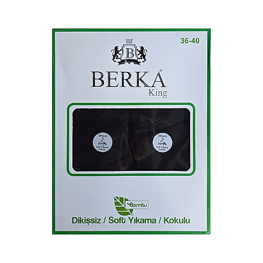Berka Garson Bambu Patik Çorap Karışık 12'li Paket 36-40