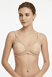Liza 303 Balensiz Dantelli Toparlayıcı Minimizer Sütyen Ten Rengi