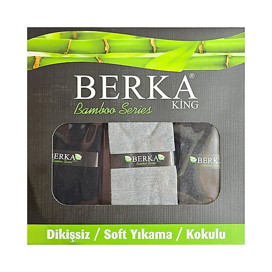 Berka Erkek Bambu Uzun Boğaz Karışık Çorap 12'li Paket 40-44