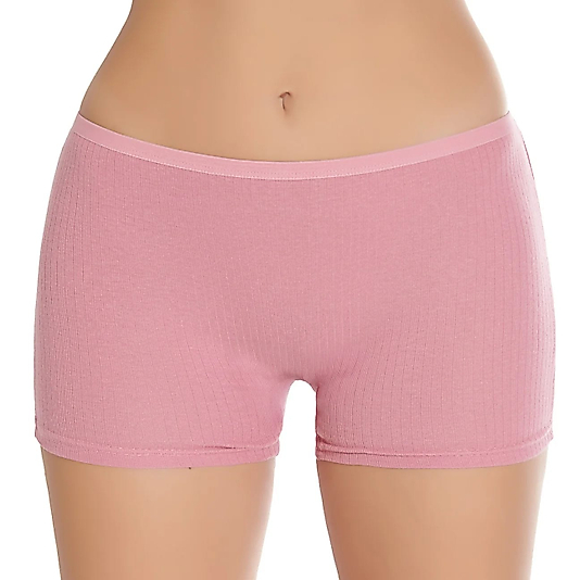 Gümüş 7013 Kadın Modal Elastan Fitilli Boxer Karışık 12 li Paket