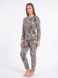 Teknur Süet kumaş Pijama Takım