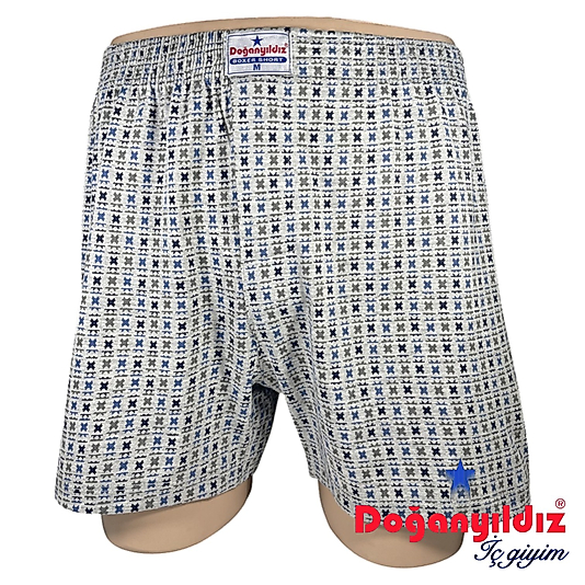 Doğan Yıldız 2210 Empirme (Desenli) Boxer Külot 6 lı Paket