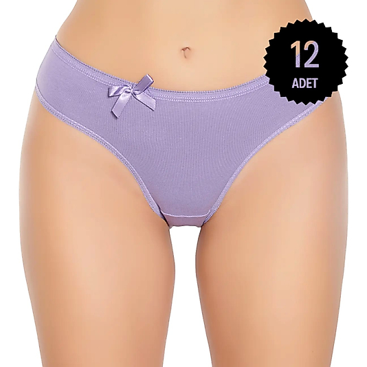 Gümüş 6048 Kadın Zümra Bikini Karışık 12 li Paket