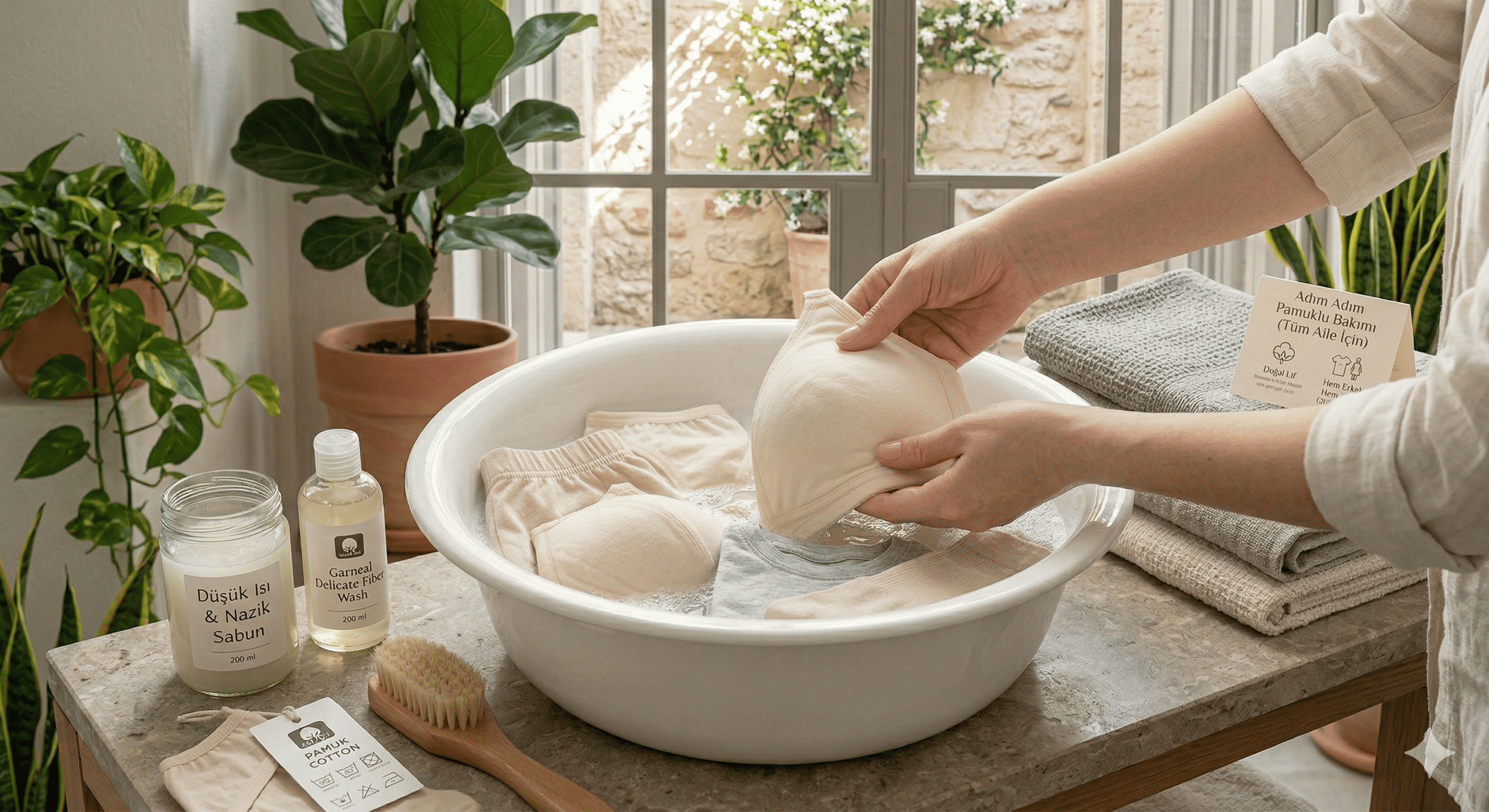 Pamuklu İç Çamaşırları Nasıl Yıkanır? Çekme ve Sertleşmeyi Önleme Rehberi